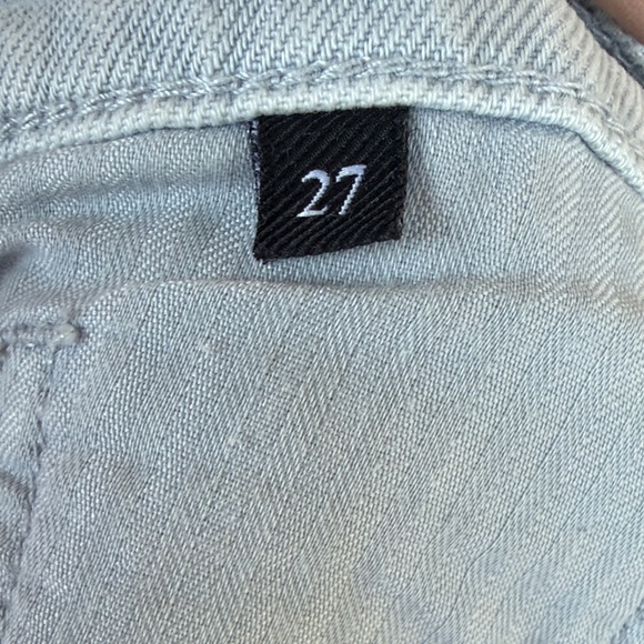 7 for all Mankind Light Blue Denim Women Shorts - Picture 4 of 11